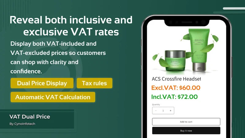 CI VAT Dual Price