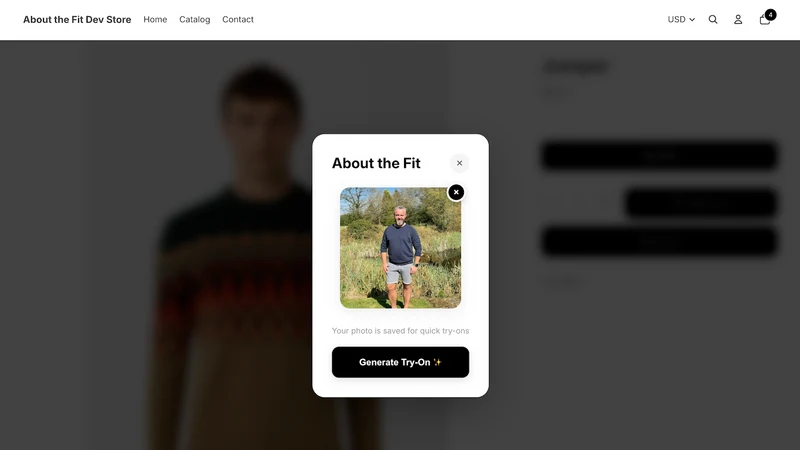 About the Fit, AI Try‑on