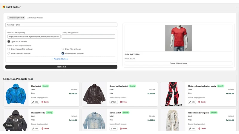 Outfit Builder by DBRMAN