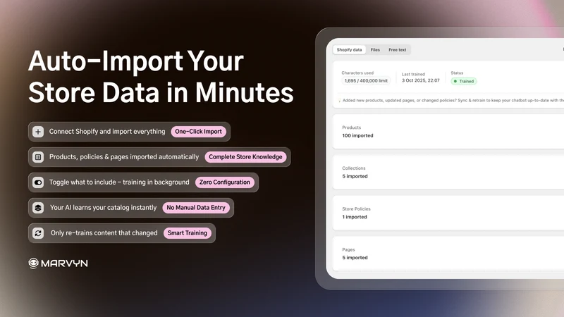 Marvyn AI Chatbot & Live Chat