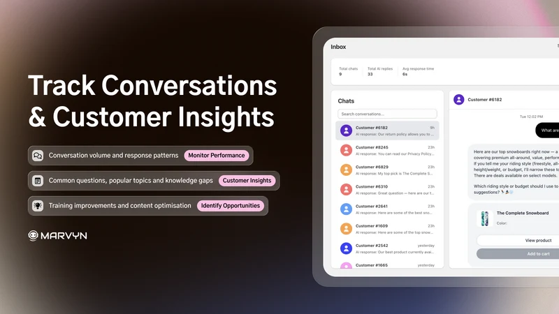 Marvyn AI Chatbot & Live Chat