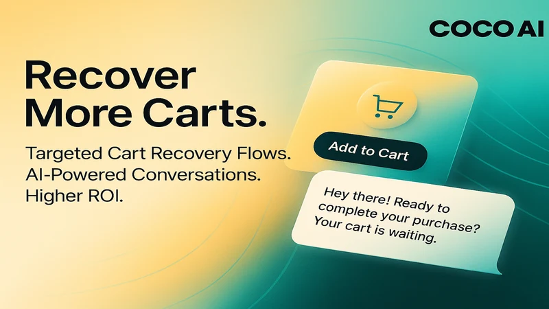 Coco: AI Cart Recovery & Chat