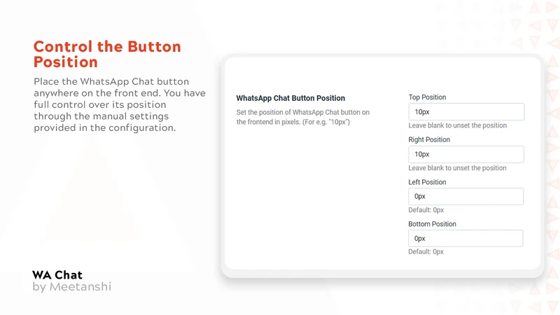 Meetanshi WPChat Button