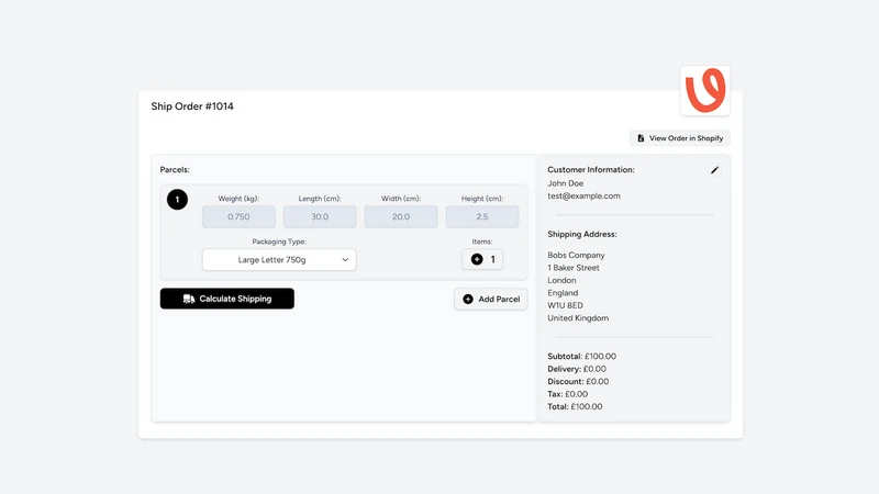 Voila Shipping Software