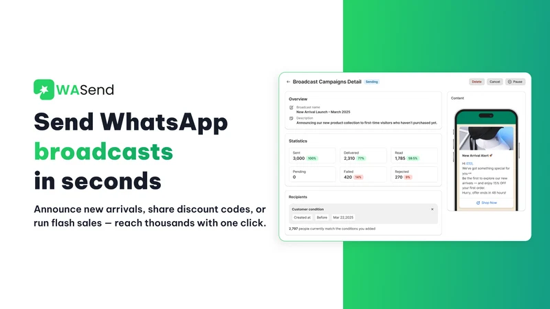 WaSend: WhatsApp Marketing