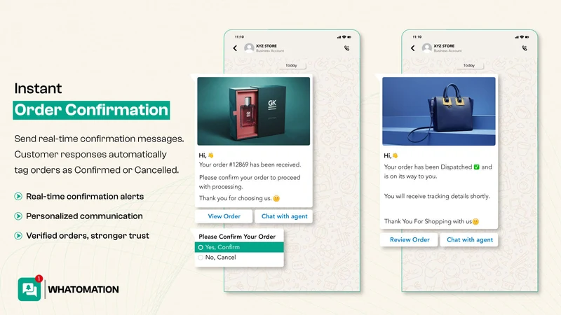 Whatomation‑Order Notification