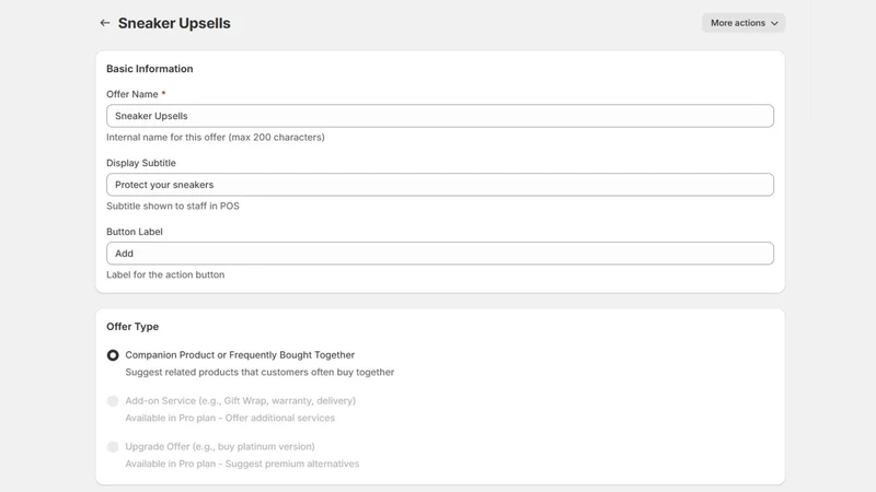 Uply ‑ Easy upsells for POS