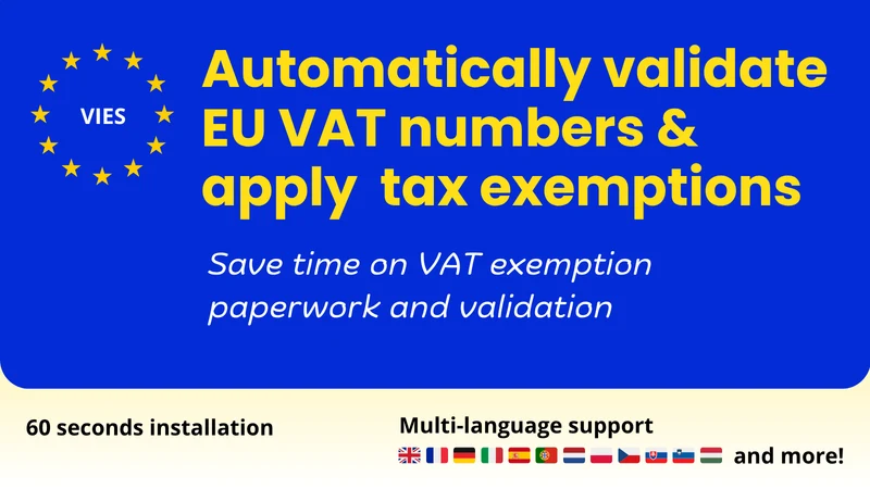 TAX Exemption & VAT e‑invoices