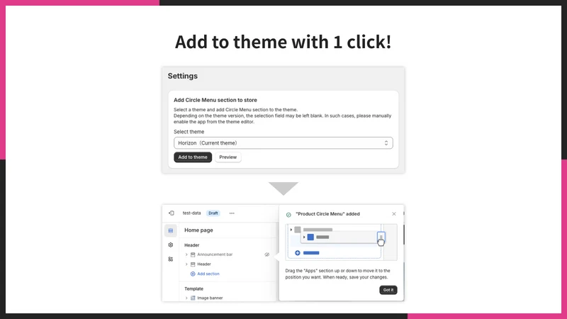 UR: Menu Highlight｜Circle Menu