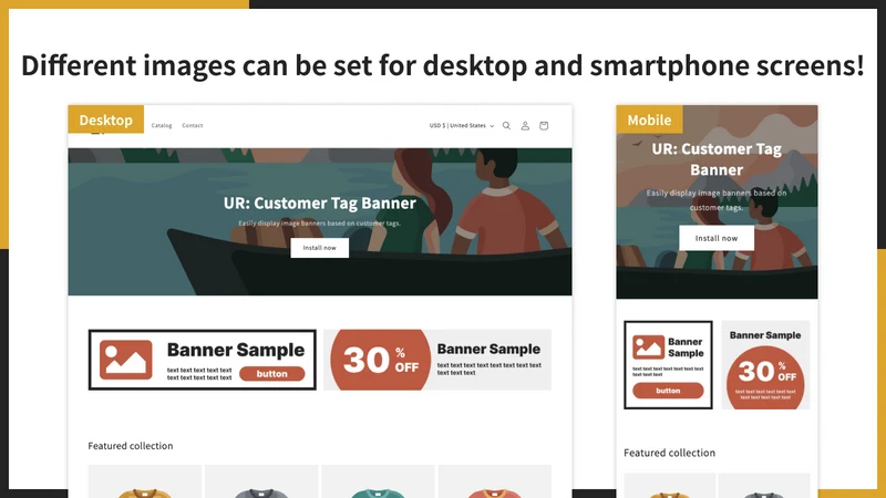 UR: Customer Tag Banner