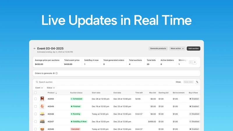 Reflow Auctions