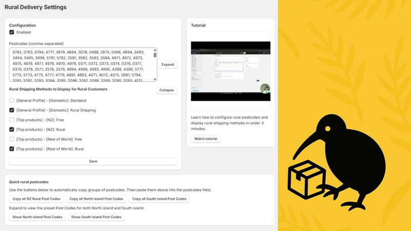 NZDev ‑ Rural Shipping NZ/AUS