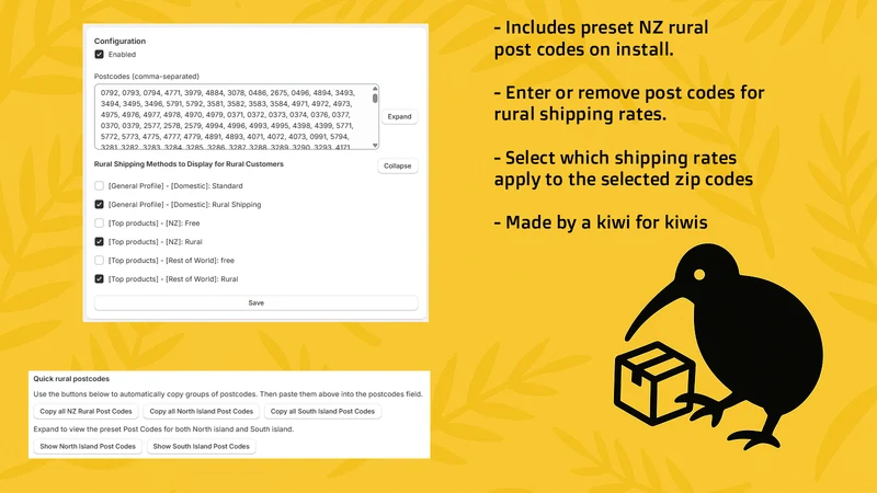 NZDev ‑ Rural Shipping NZ/AUS