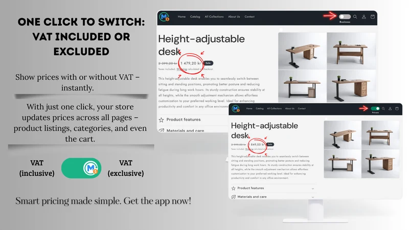 Momsify: B2B VAT Switcher