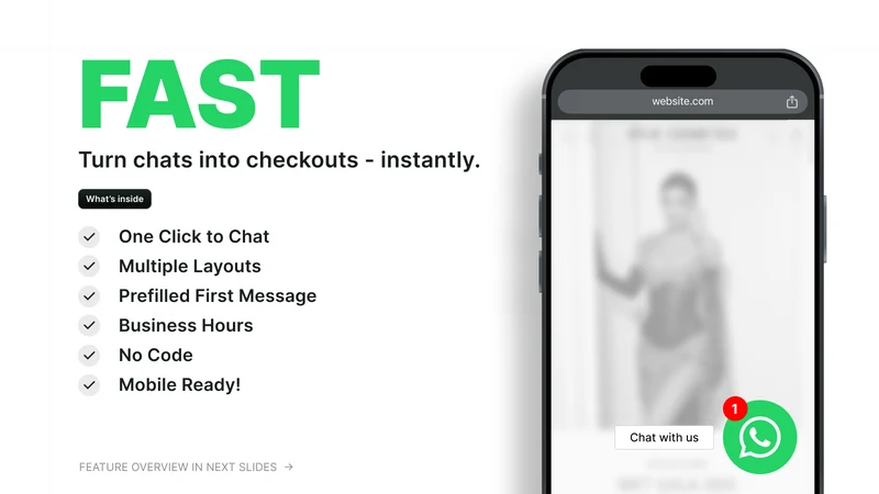 FAST Whatsapp: Chat & Leads