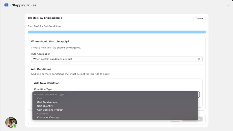 F: Sort Hide Shipping Methods