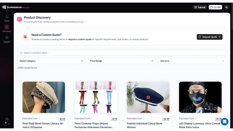Ecommerce: AI dropship & ecom