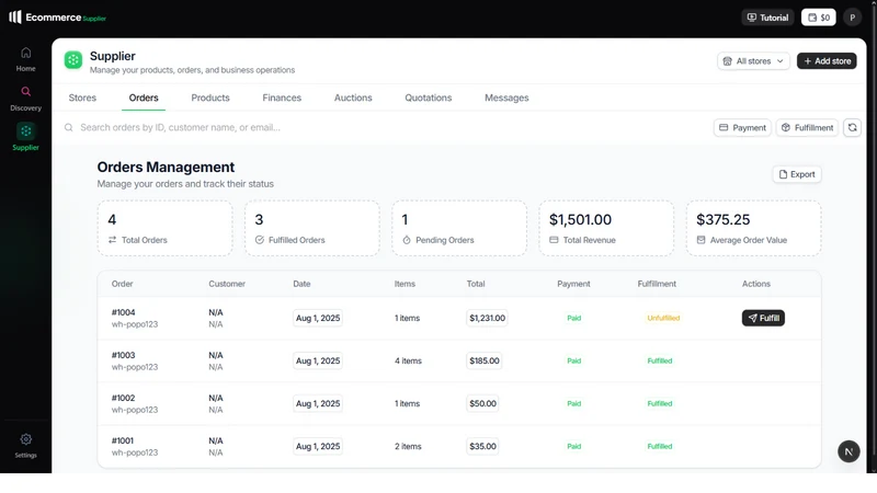 Ecommerce: AI dropship & ecom