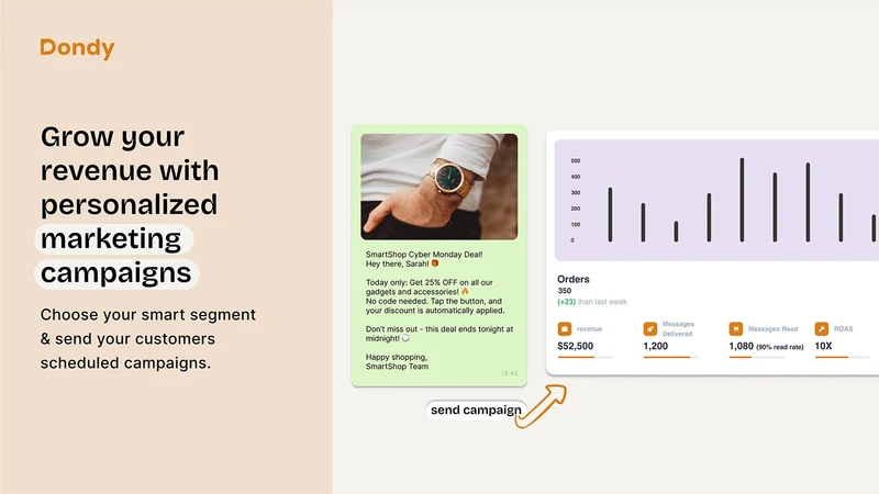 Dondy: WhatsApp Marketing+Chat