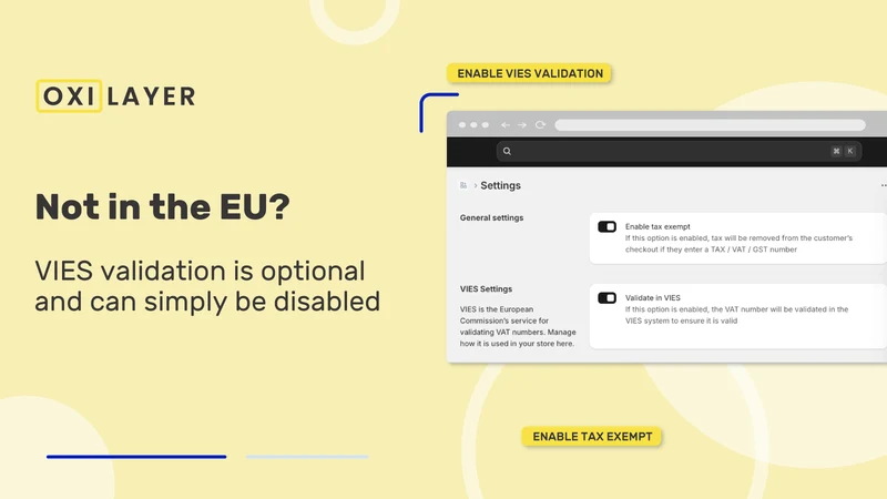 Oxilayer Tax Exempt ‑ EU VAT