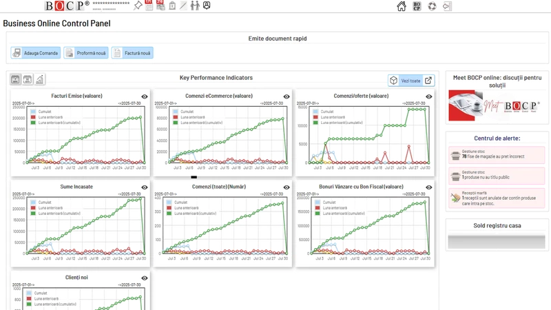 Business Online Control Panel