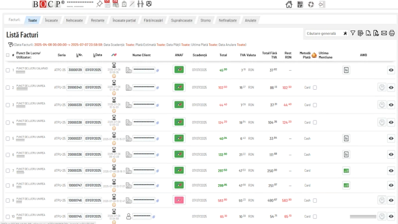 Business Online Control Panel