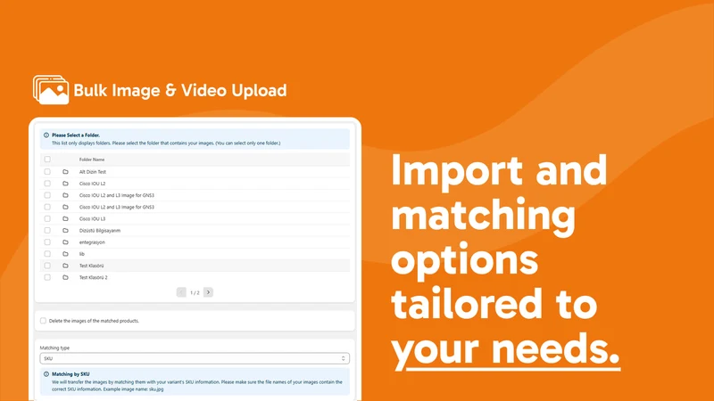 Bulk Video & Image Upload