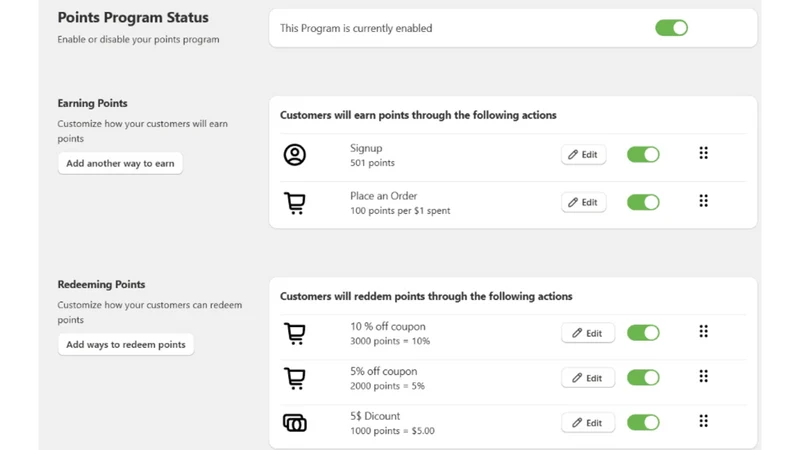Briza Loyalty Program Rewards