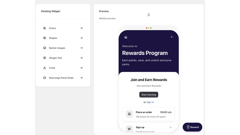 Briza Loyalty Program Rewards