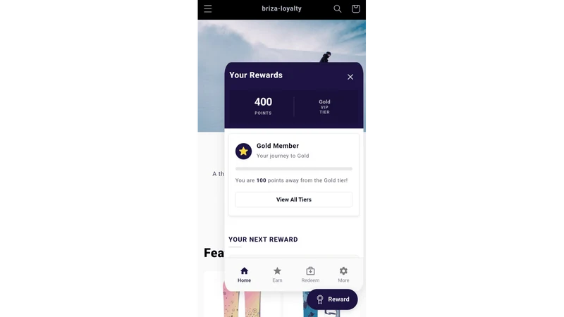 Briza Loyalty Program Rewards