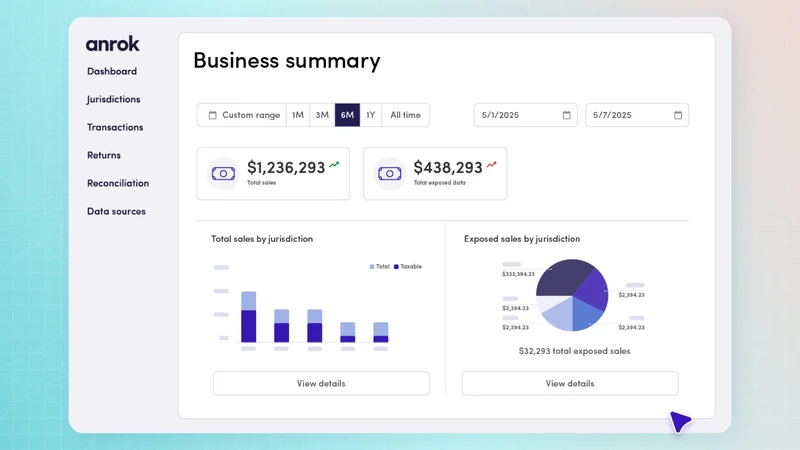 Anrok Sales Tax Automation