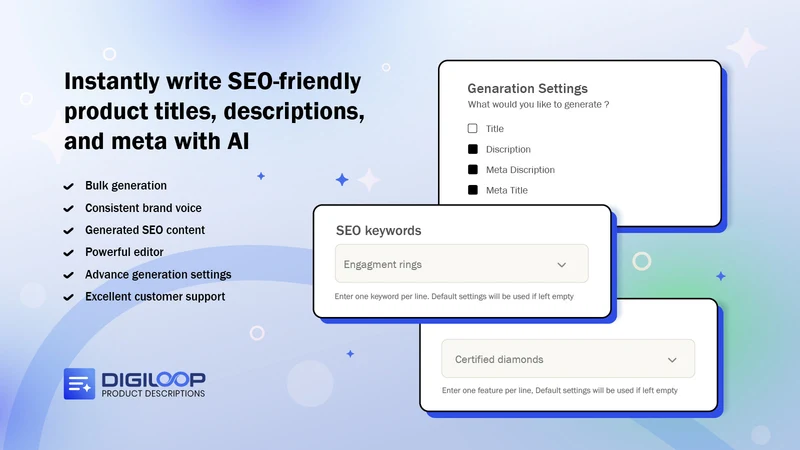 Digiloop Product Descriptions