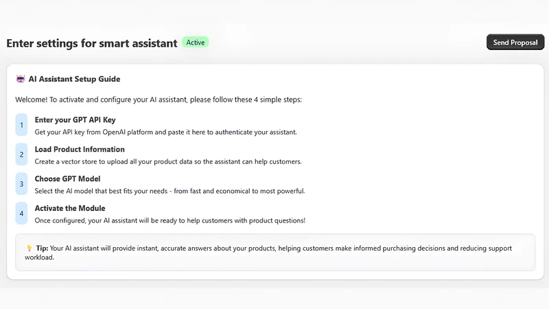 AI Sales Helper Chat