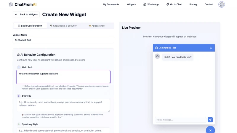 ChatFromAI ‑ AI ChatBot & Help