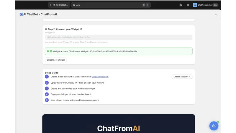 ChatFromAI ‑ AI ChatBot & Help