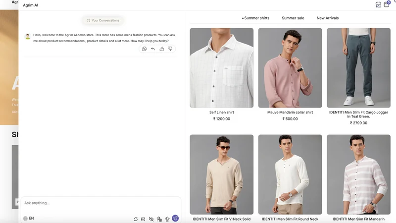 Agrim: AI Support & Sales