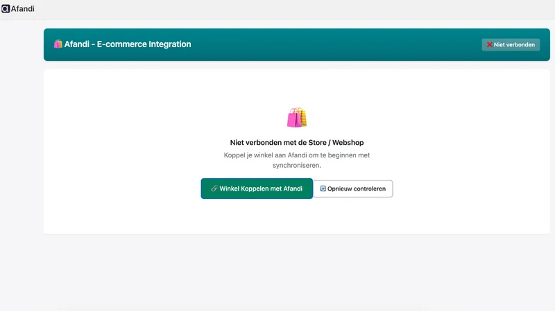 Afandi ‑ Ecommerce Integration