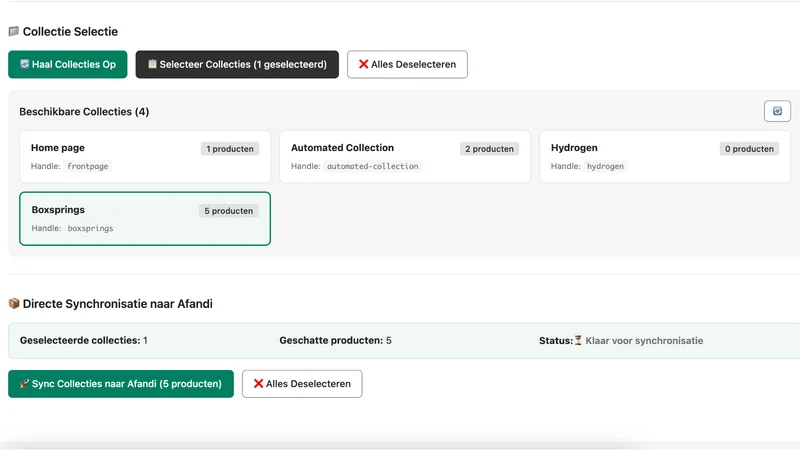 Afandi ‑ Ecommerce Integration