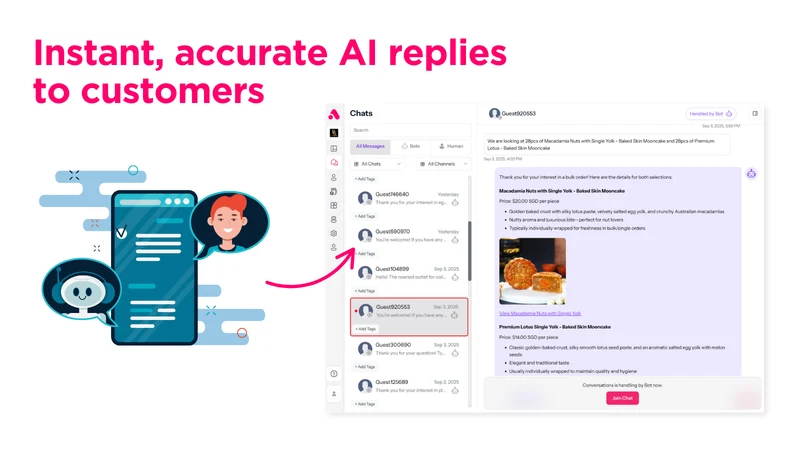 AeroChat AI Chatbot, Live Chat