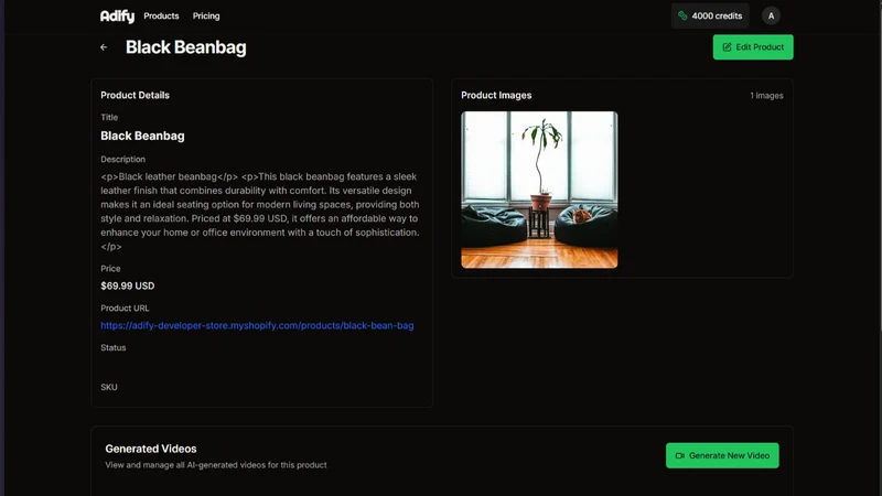 Adify: AI Product Video ads
