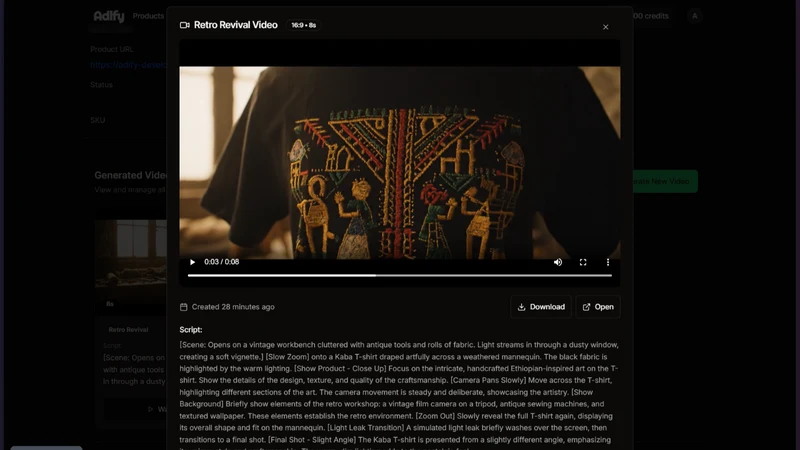 Adify: AI Product Video ads