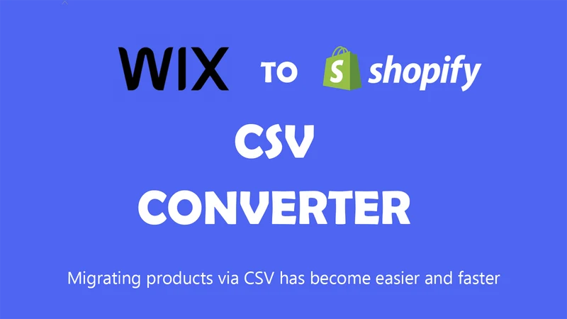 Vostari CSV converter: Wix
