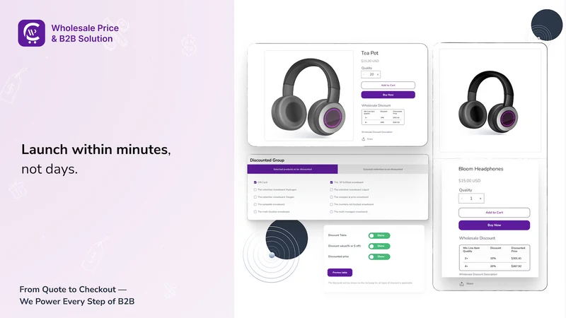 Wholesale & B2B Pricing by CC