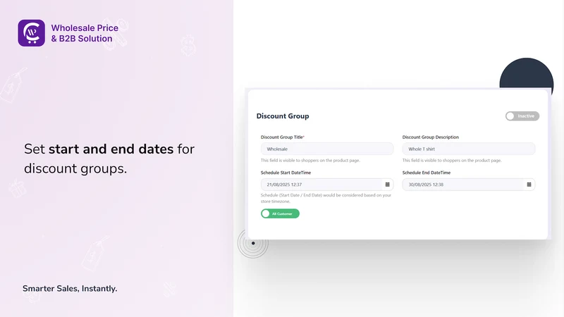 Wholesale & B2B Pricing by CC