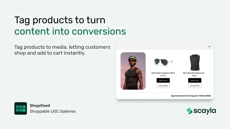 Shopifeed Shoppable Galleries