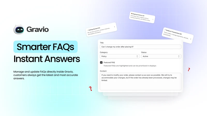 Gravio: AI Chatbot & Live Chat