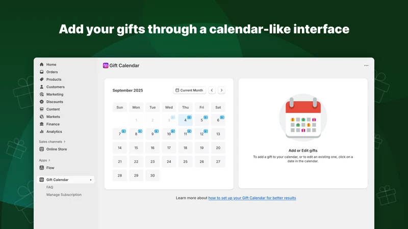 SBS Gift Calendar