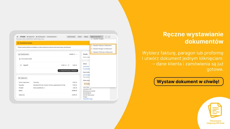 Fakturownia Integracja WP Desk