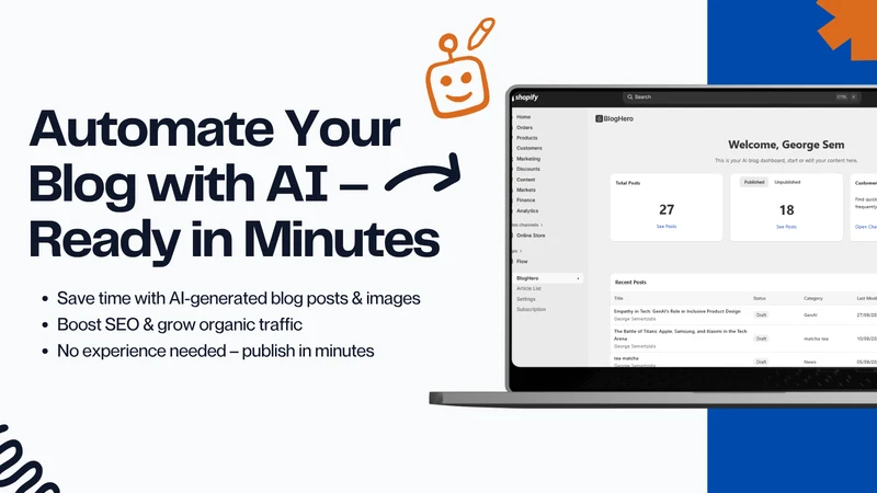 BlogHero ‑ AI Blog & Analytics