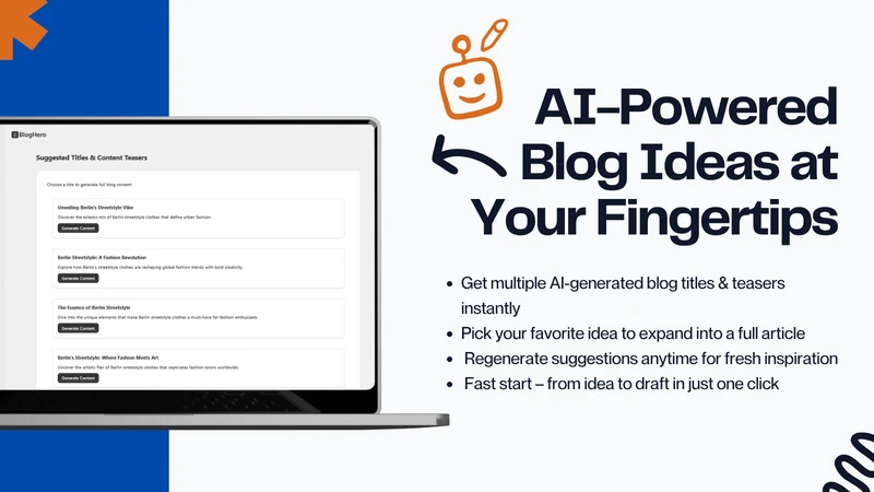 BlogHero ‑ AI Blog & Analytics